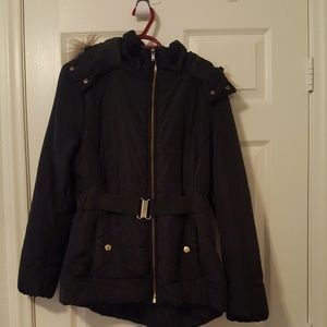 H&M  Black jacket /coat, size M (used )